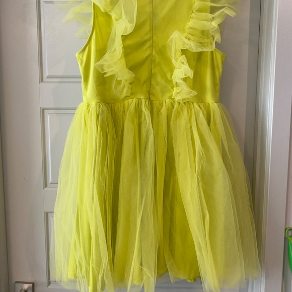 Chartreuse Dress - Picture 3 of 4